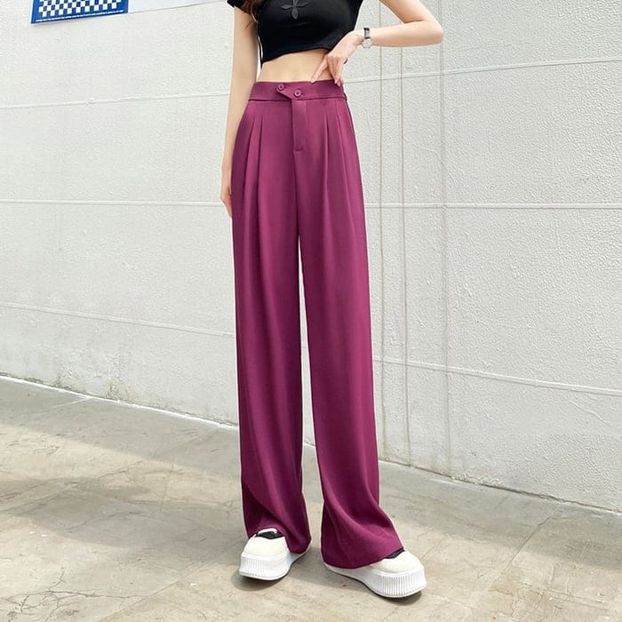 Lively® UPSELL Fushia / XS Leveälahkeiset housut  | Lively