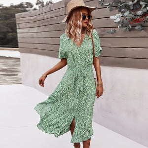 Lively® Vêtements été Vert / S Robe d'été Berlin | Lively®